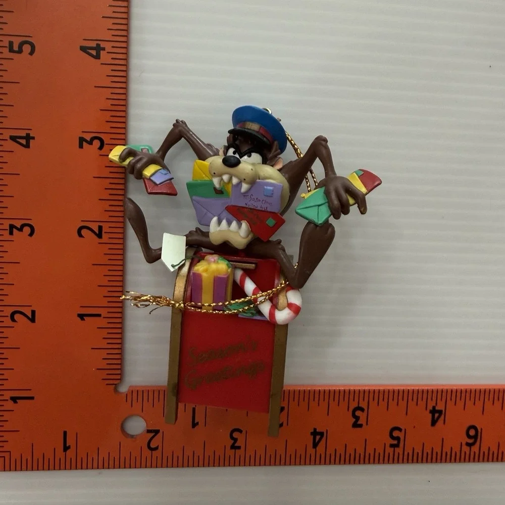 Vintage Taz Mailbox Christmas Ornament Looney Tunes